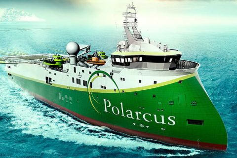 Ulstein SX134 Polarcus Asima Seismic Research Vessel