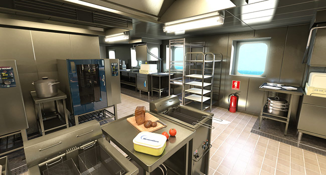 VR Vessel Kitchen Interior