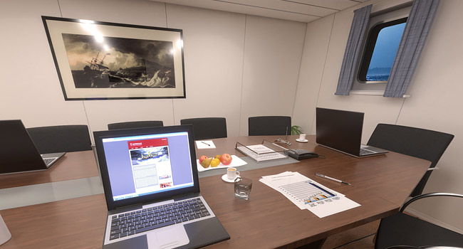 VR Vessel Meetingroom Interior Design