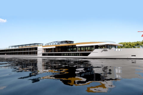 Luxury river cruise vessel Atilla